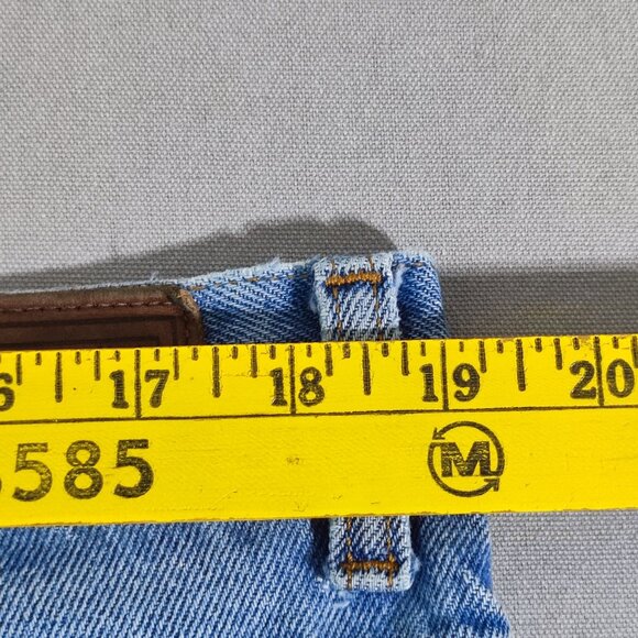 L.L.Bean jeans man's size 38X32 medium washed denim blue classic fit straight - Picture 10 of 12